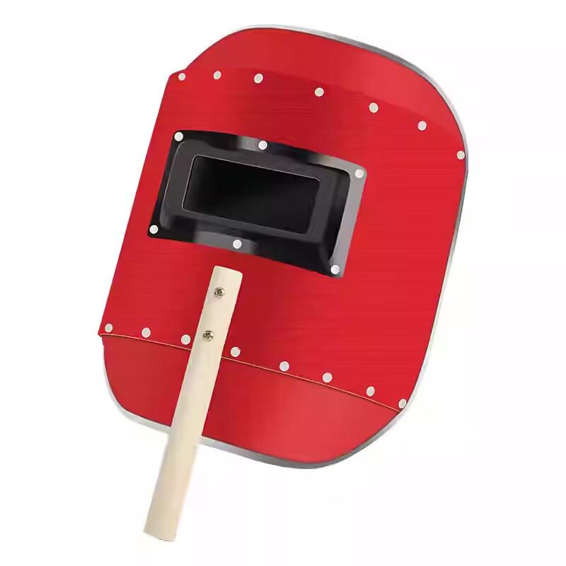 Huachuan Thickened Red Fiber Welding Helmet