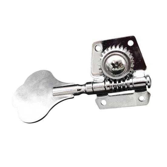 4Pcs Open Gear Bass Tuner Electric Bass Machine Head Left Right Hand Guitar Bass Tuning Key Peg Replacement Parts