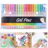 100 Colors Oily Gel Pens Set Highlight Water Color Pen for Writing Sketching Drawing Doodling Kid Gift