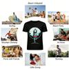 Astronaut Ballet Creative Print Casual T-Shirt Pure cotton T-shirt