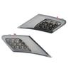 Pair LED Side Marker Turn Signal Leaf Lights Smoked Lens Fit for Scion FRs Subaru BRz GT86 1320