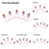 5pcs Mini Glass Cork Bottles Empty Sample Jars Wishing Bottle Wedding Home Decoration DIY Pendants Cork Stopper Storage Vial