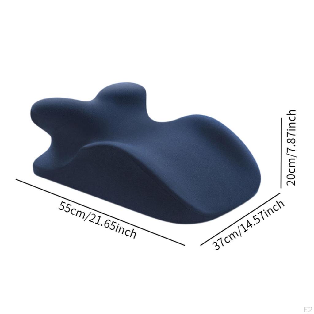 Face Down Pillow Memory Foam Removable Cover Neck Support Prone