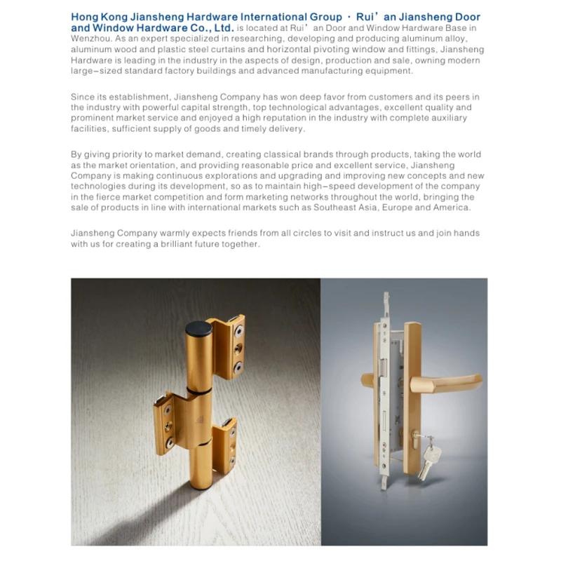 Aluminium Schiebefenster & Tür Hakenverschlüsse - Thermische Trennung Design, Robust & Rostfrei