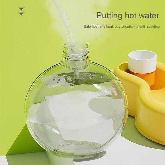 Bottiglia d'acqua per animali domestici da 350ML/500ML Alimentatore portatile per cani a prova di perdite con ciotola per viaggi, escursioni, campeggio