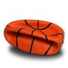 Lightweight Elastic Soft Rubber Mini Basketball - 16cm Diameter Iron Material Quiet Indoor Outdoor Toy for Kids