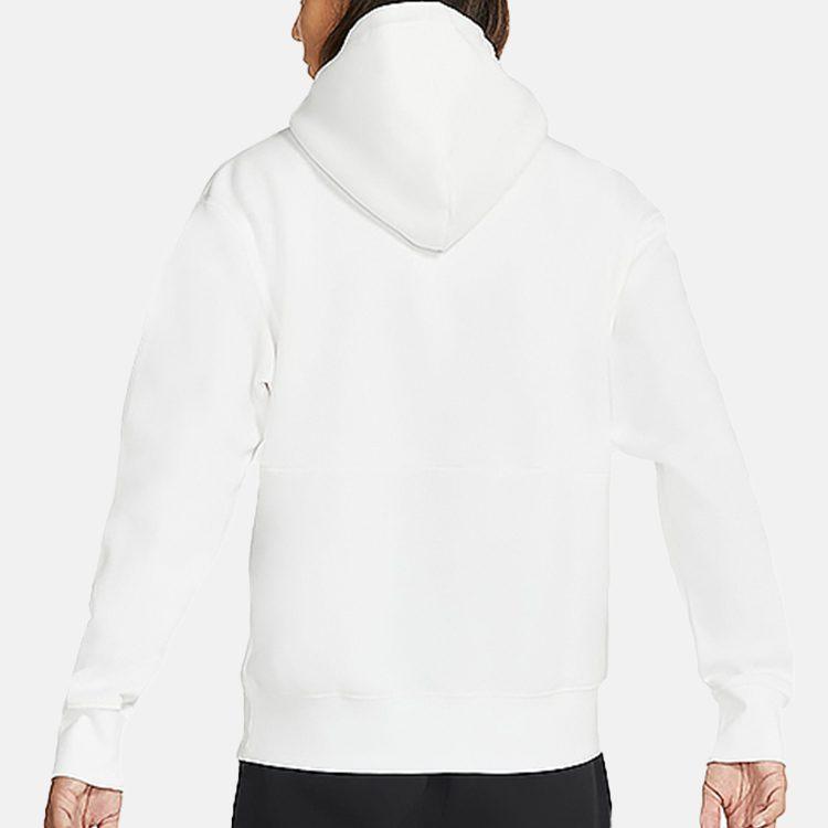 Jordan Sweatshirts Men's White Hooded Non Detachable Moderate CT3458-100