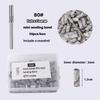 3mm Small Nail Sanding Bands Set For Nail Drilling Milling Manicure Salon - 80/120/180/240 Grit 50 Pcs