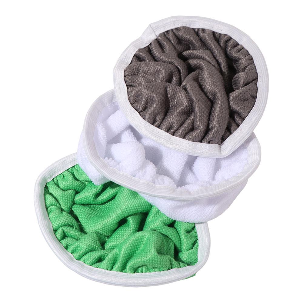 6Pcs No Shedding Microfiber Mop Cloth Reusable Mop Replacement Cloth Swiffer Sweeper