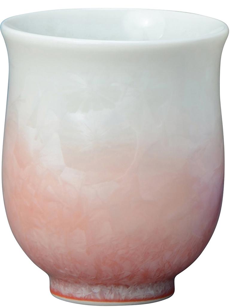 Aito (aito) Kyoto ware, Kiyomizu ware, Touan kiln, set of teacups, flower crystal (white with blue and red) kta162