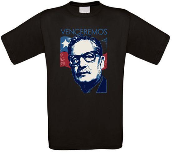 Salvador Allende Chile Venceremos Socialism Guevara TShirt all Sizes Unisex T-Shirt XXXXL