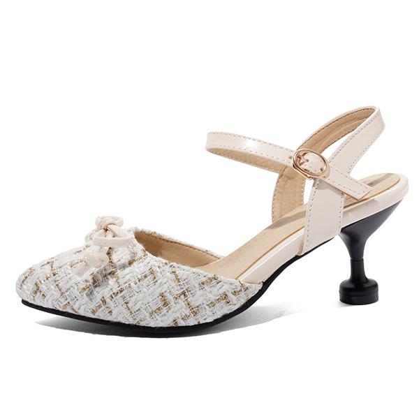 Sandalias Negras Beige Mujer Redondo Tacón Alto Pequeño Talla Grande 32 48  comprar a buen precio — entrega gratuita, reseñas reales con fotos — Joom