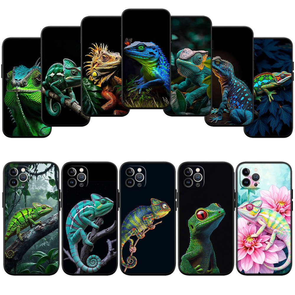 Chameleon New Phone Case for iPhone 6 6s 7 8 11 12 13 14 15 16 17 16E XS Pro Max XR X SE Air