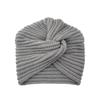 1Pc Women Headwear Cancer Chemo Beanie Hat Hair Loss Turban Solid Color Knitted Cap Head Wrap Polyester