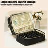 45 Bottles Nail Polish Storage Bag Manicure Tool Bag Detachable 2-layer Multi-function Travel Portable Essential Oil Storage Bag
