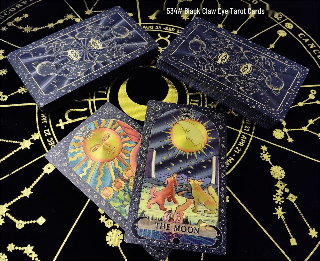 Classic Waite Waterproof Tarot Card Set with Tutorial - High-End Plastic Cards