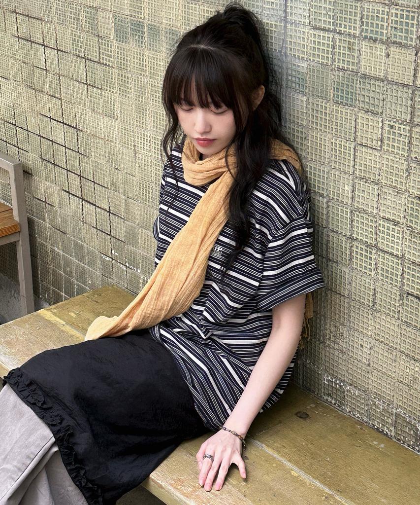 CGP Multi-Stripe Short-Sleeve T-Shirt - Dark Navy