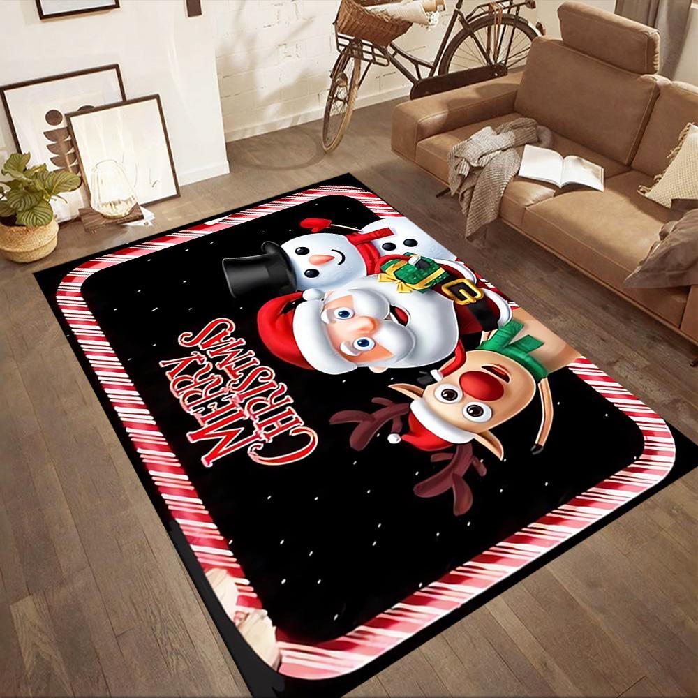 Christmas 350 Floor Mat Suitable for Foyer Dining Room Study room Entryway Antislip Carpet Decorate Offices Perfect Gift for Friends & Family