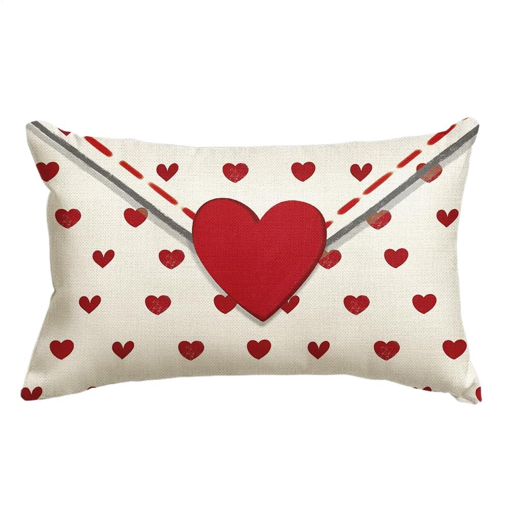 

Love Envelope Cushion Cover, Creative Love Pillow Cover, Valentine s Day Wedding Anniversary Sofa Decoration Pillowcase красный