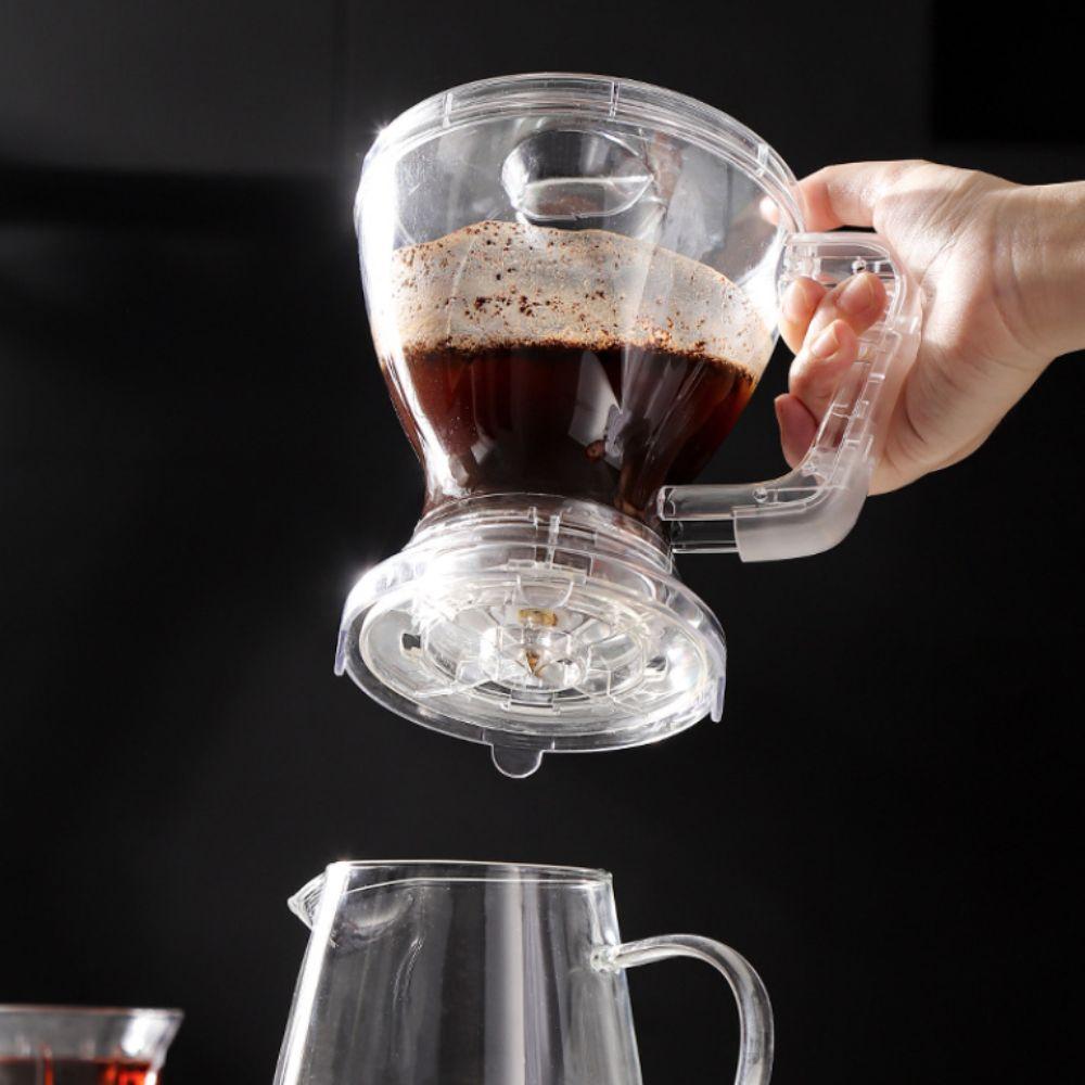 Filter Paper Free Pour Over Coffee Dripper PC Coffee Filter Cup Coffee Brewer Pot  Living Rooom