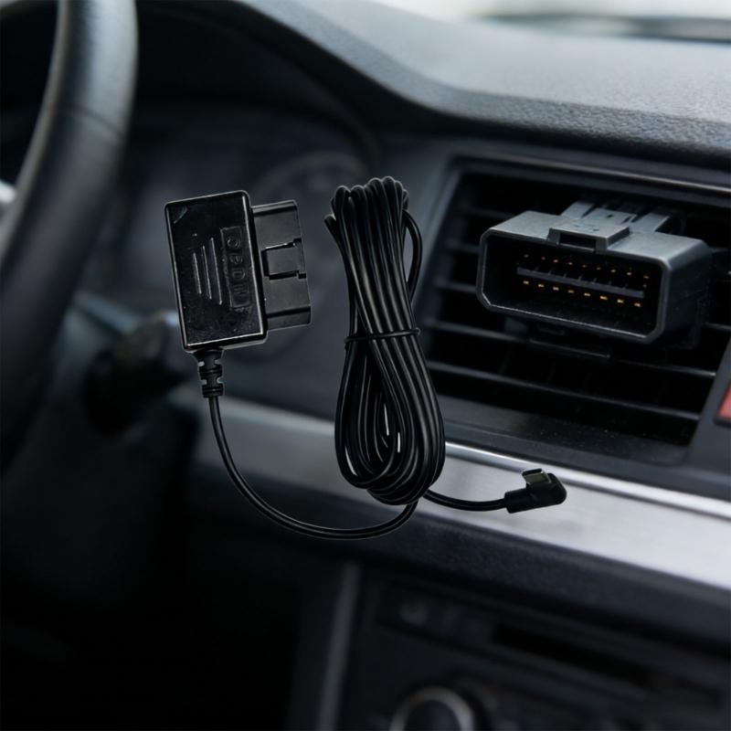 Heavy Duty Plastic OBD ACCs Charging Cord With Intelligent Chip For Multiple Vehicle Compatibility