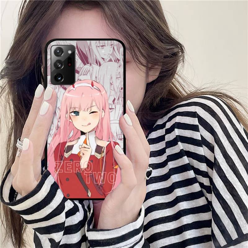 Zero Two Darling In the FranXX Anime Phone Case for Samsung Note 20 Ultra 10 Pro Lite Plus 9 8 5 4 3 M 30s 11 51 31 31s 20 A7