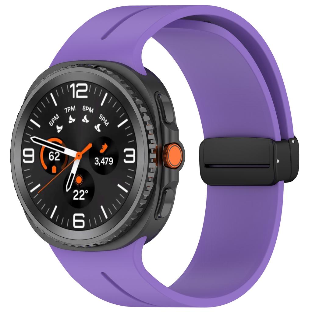 Magnetic D Buckle Sport Silicone Band For Samsung Galaxy Watch 8 44mm 40mm Strap For Samsung Watch8 Classic 46mm Bracelet Belt