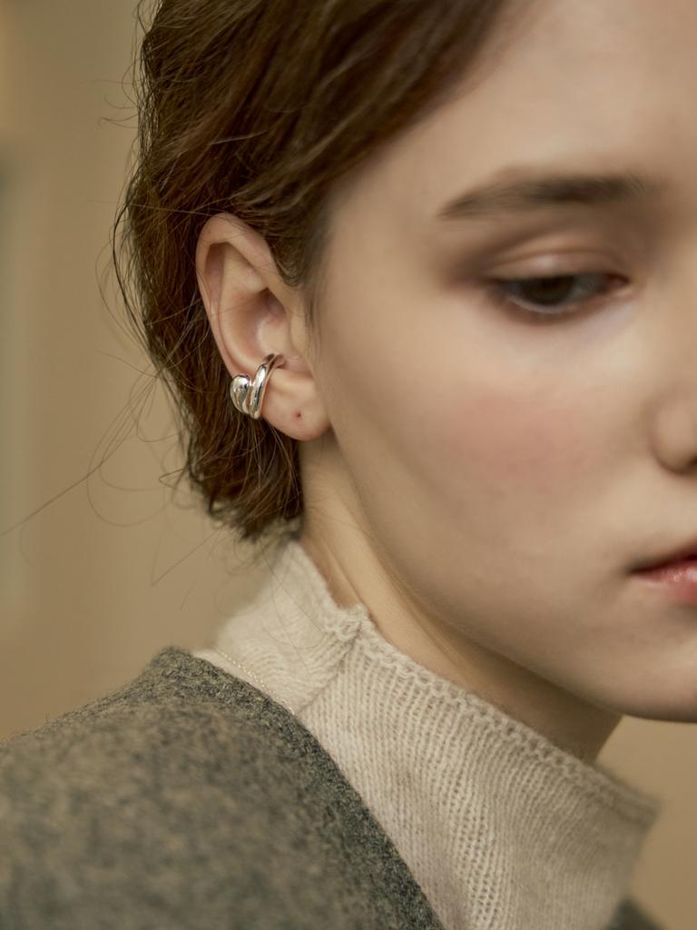 Before Moonrise Double Line Ear Cuff Sc304
