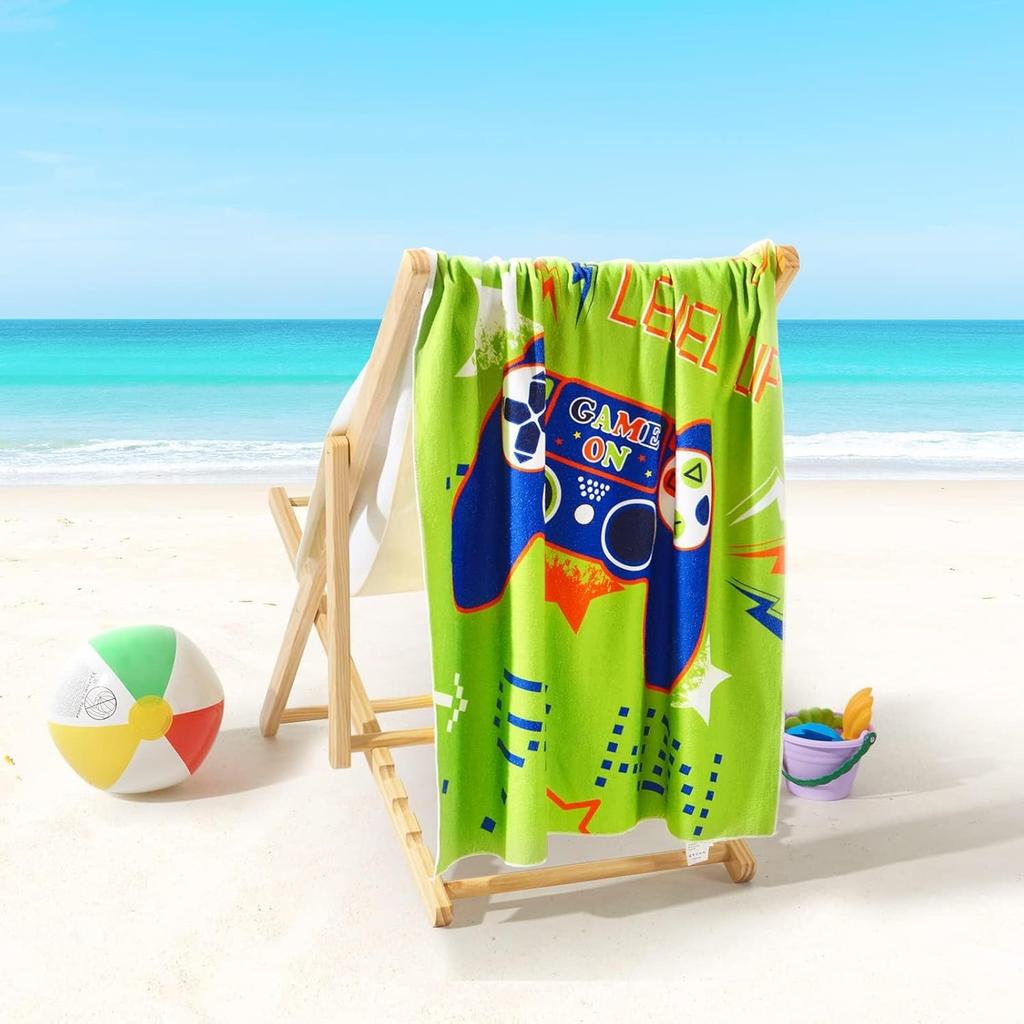 Gamepad pattern Beach Towel for Family stuffs friends Gifts Quick-Dry Sand free For Bath Yoga Tourism Beach GYM Camping Swimming