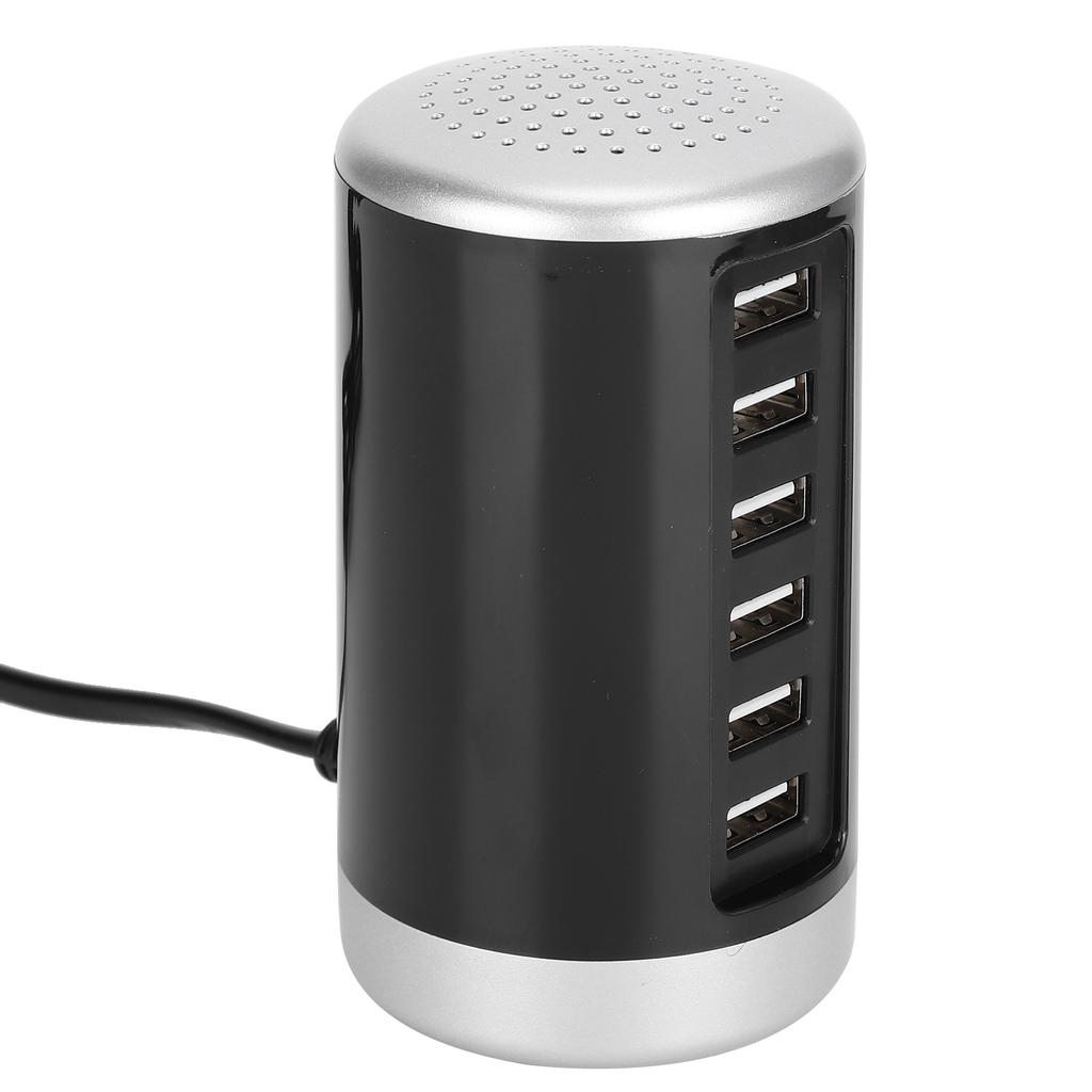 6 Ports USB Tower Charging Station 30W Rapid Charger Power Adapter