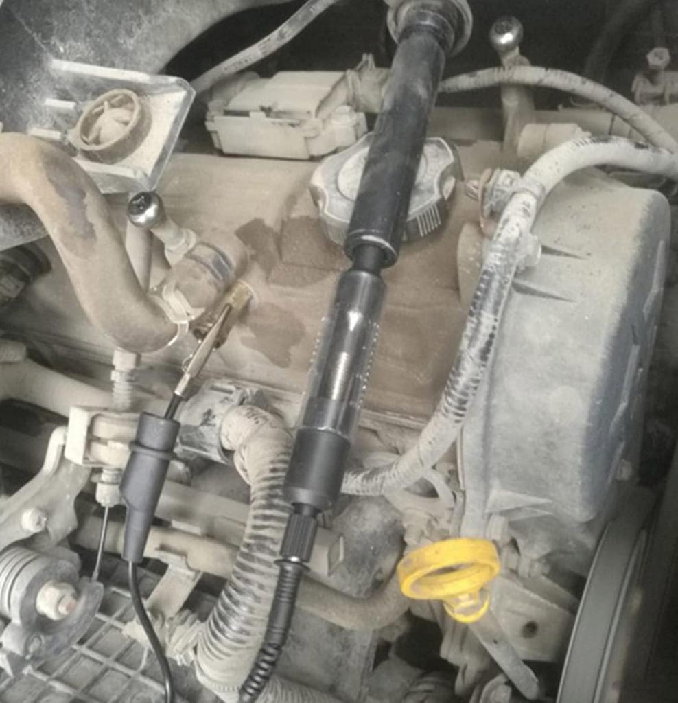 ZKTOOL Spark Plug Tester Adjustable Ignition System Coil Diagnostic Detector Spark Measurement Ignition Checker