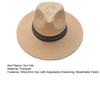 Chapeau de Soleil à Large Bord Chapeau Rétro Protection Solaire Maille Respirante Chapeau Pliable pour Voyage Pêche en Plein Air