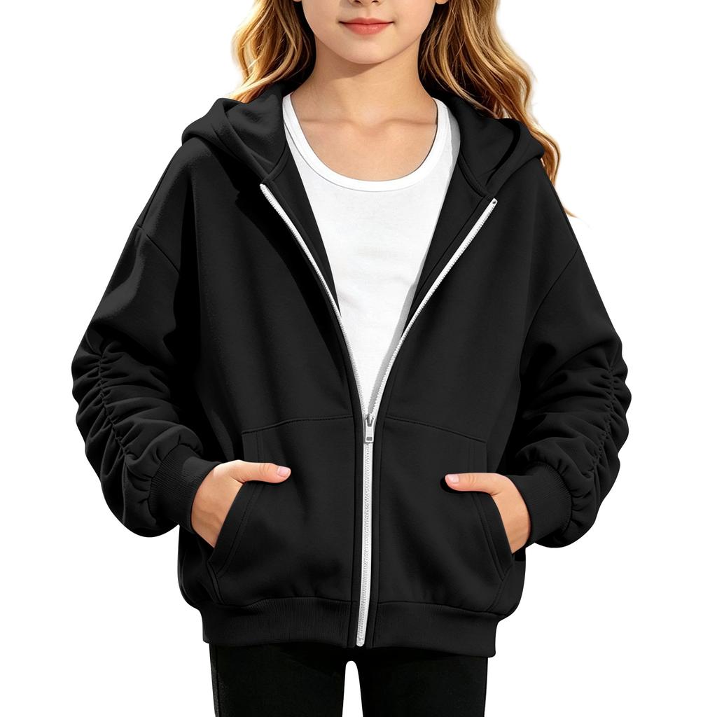 Girls Fashion Casual Printed Hoodie for Sports