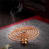 10pcs Copper Gourd Incense Plug with Nine Holes Mini Portable Water Drop Spice Seat Wire Stick Holder Sticks Burner Accessory