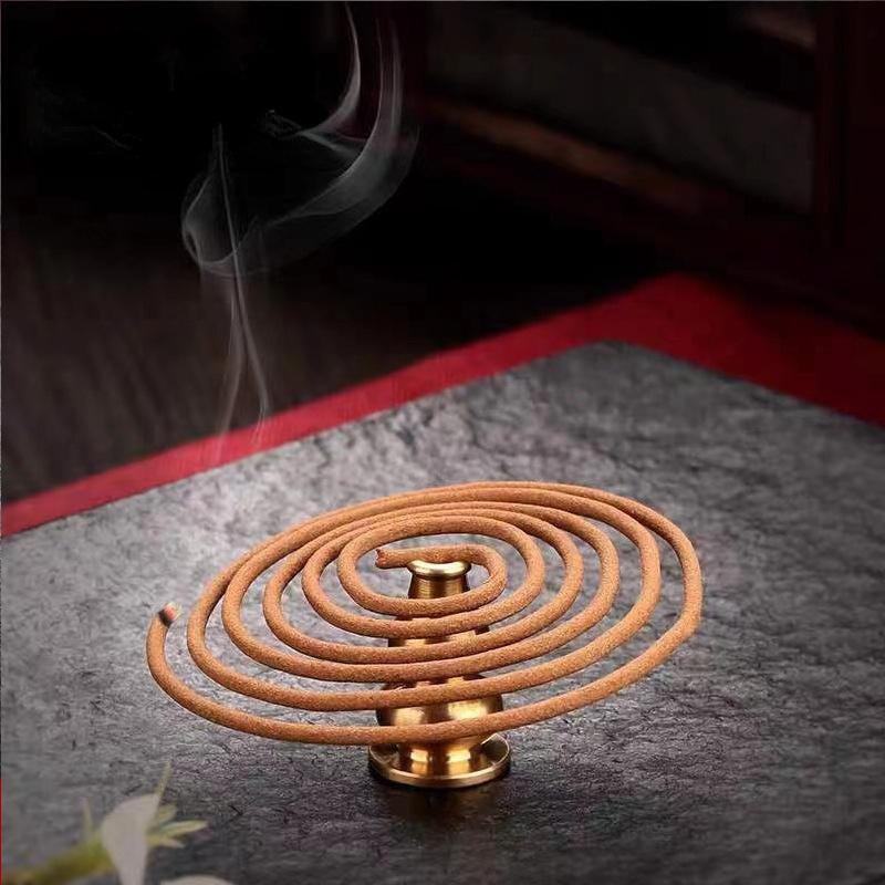 10pcs Copper Gourd Incense Plug with Nine Holes Mini Portable Water Drop Spice Seat Wire Stick Holder Sticks Burner Accessory