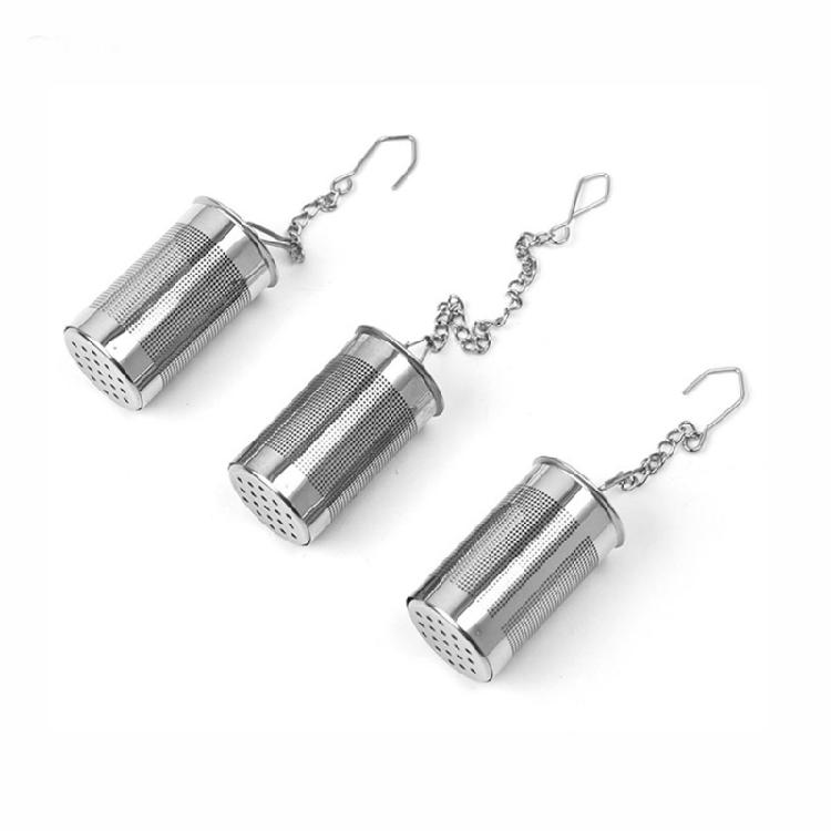 Tea Infuser Strainer Stainless Steel Cylindrical Loose Spice Filter Tool for Home Kitchen Tea Lover Gift Easy to Use
