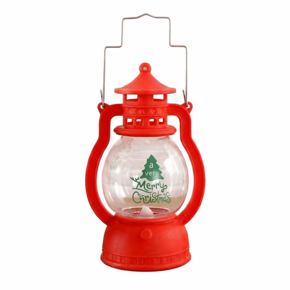 Durable Christmas Wind Lamp Santa Claus Desktop Christmas Lamp Christmas Lantern Window Display