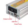 DC 12V To AC 220V 220W Power Inverter Car Mounted Solar Inverter Conversion USB Battery Clip Portable USB Voltage Transformer