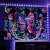Planet Blacklight Tapestry Trippy Galaxy Uv Reactive Waterfall Landscape Wall Funny Tapestries Mysterious Mushroom Bohemia Tapiz