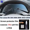 Dla Lexus RX 350 350h 500h -2026 Ekran LCD Folia TPU Matowa Odporna na odciski palców Folia ochronna na ekran nawigacji samochodowej Akcesoria