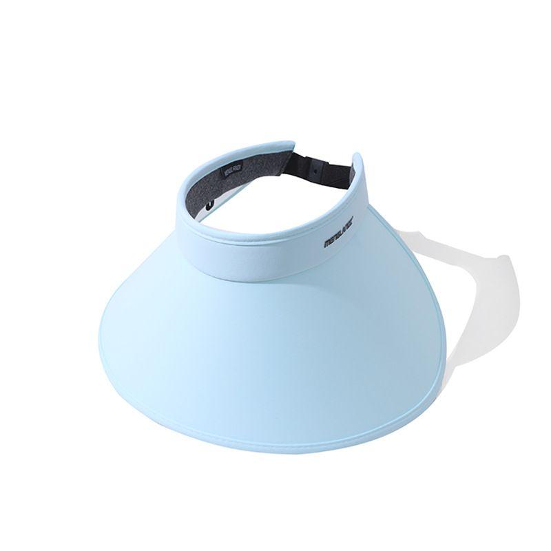 

Wrap-around Sun Protection Visor Cap Women s Extra-Large Widened Brim Makes Face Look Smaller Summer Sun Hat Outdoor Seaside Sun Hat C3719 Blue M(56-58cm)
