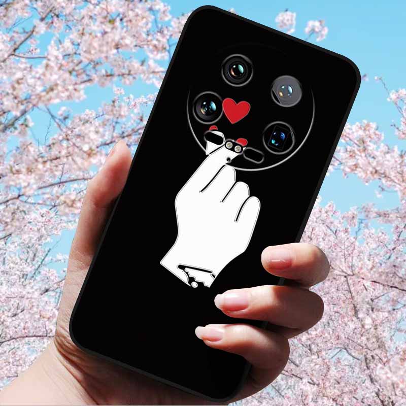 For Xiaomi 14 Ultra 5G 6.73" 14 Pro Cases Fashion 3D Retro Embossed Relief Soft TPU Siliocn Back Cover for Xiaomi 14 Capa Mi 14
