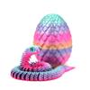 8CM 3D Mini gedrucktes Schlangenmodell mit beweglichen Gelenken kleine realistische Schlangepuppen-Dekoration Stressabbau-Spielzeug