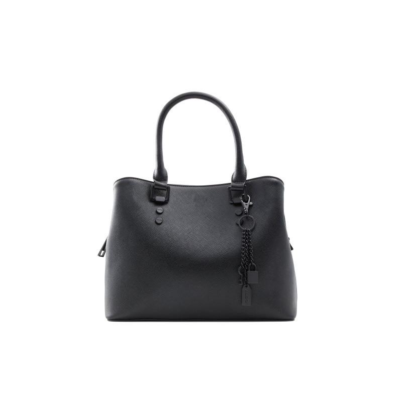 Cross pattern women's casual commuter handbag, fashionable and simple large-capacity versatile tote bag