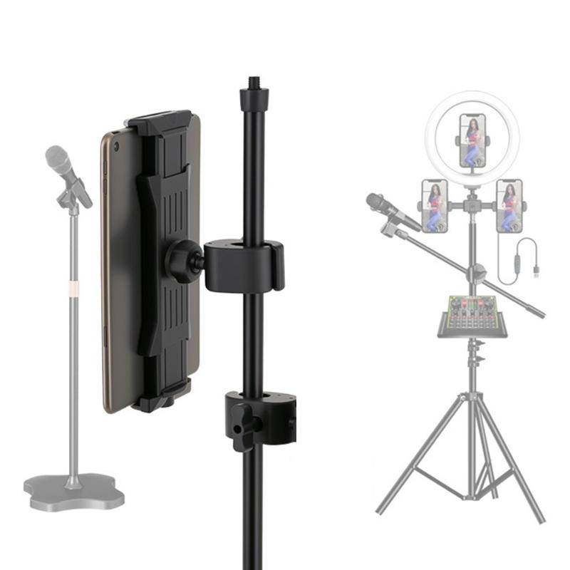 Universal Bike Tablets Holder with Full Rotations Capability for 5-13inch Screens Adjustable Angle