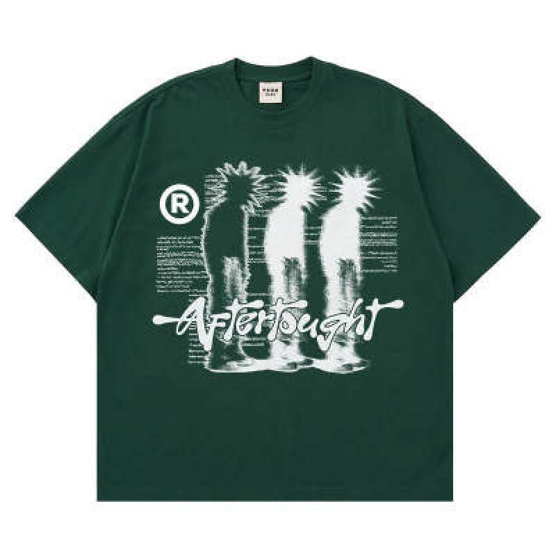 New hip-hop street short-sleeved summer creative bottoming shirt pure cotton T-shirt