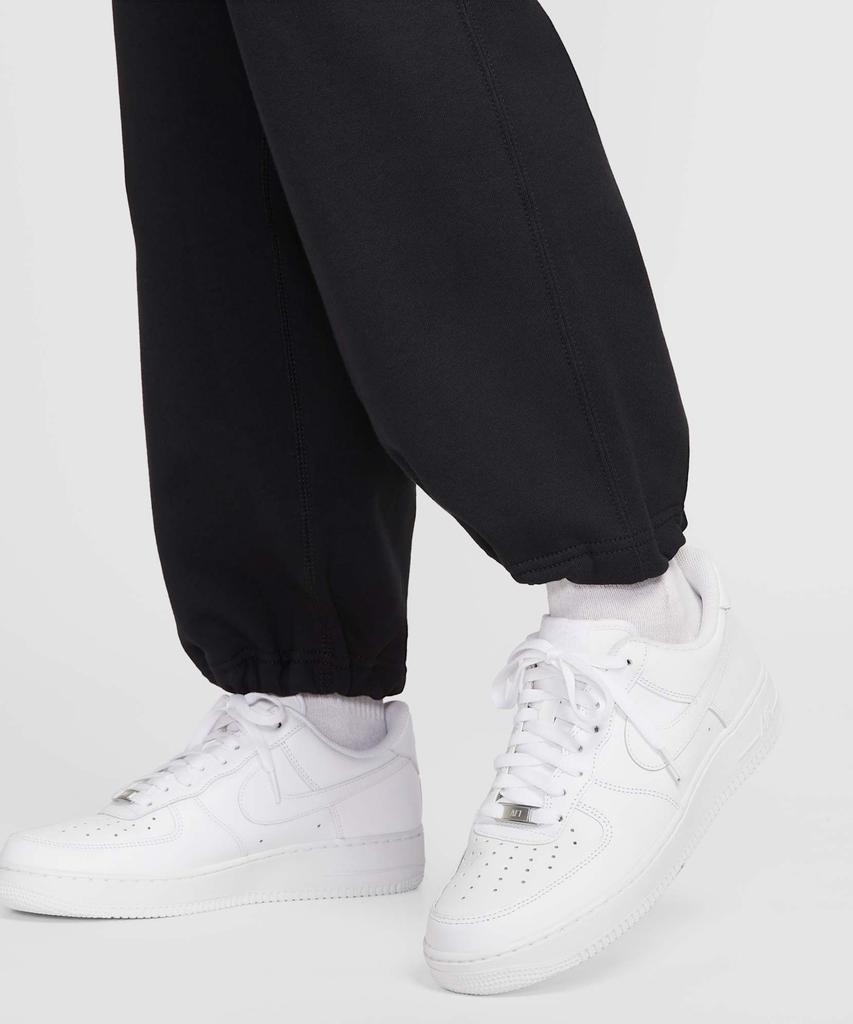 Nike Solo Swoosh Fleece Open Hem Pants M - Black:White / Hv1091-010