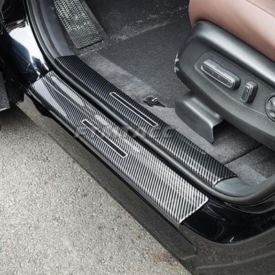 עבור הונדה CRV CR-V 2017 2018    2022 2023 חדש ABS סיבי פחמן פסי הגנה למפתן דלת מגן מפתן