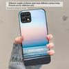 Dark Colored Seawater For Samsung Galaxy A30 A31 A32 A33 A34 A35 A42 A30s A20 A25 A26 A51 A56 A54 A72 A73 A70 Glass Phone Case