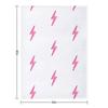 Pink Lightning Bolt Throw Blanket Summer Hairy Decorative Throw Warm Blankets